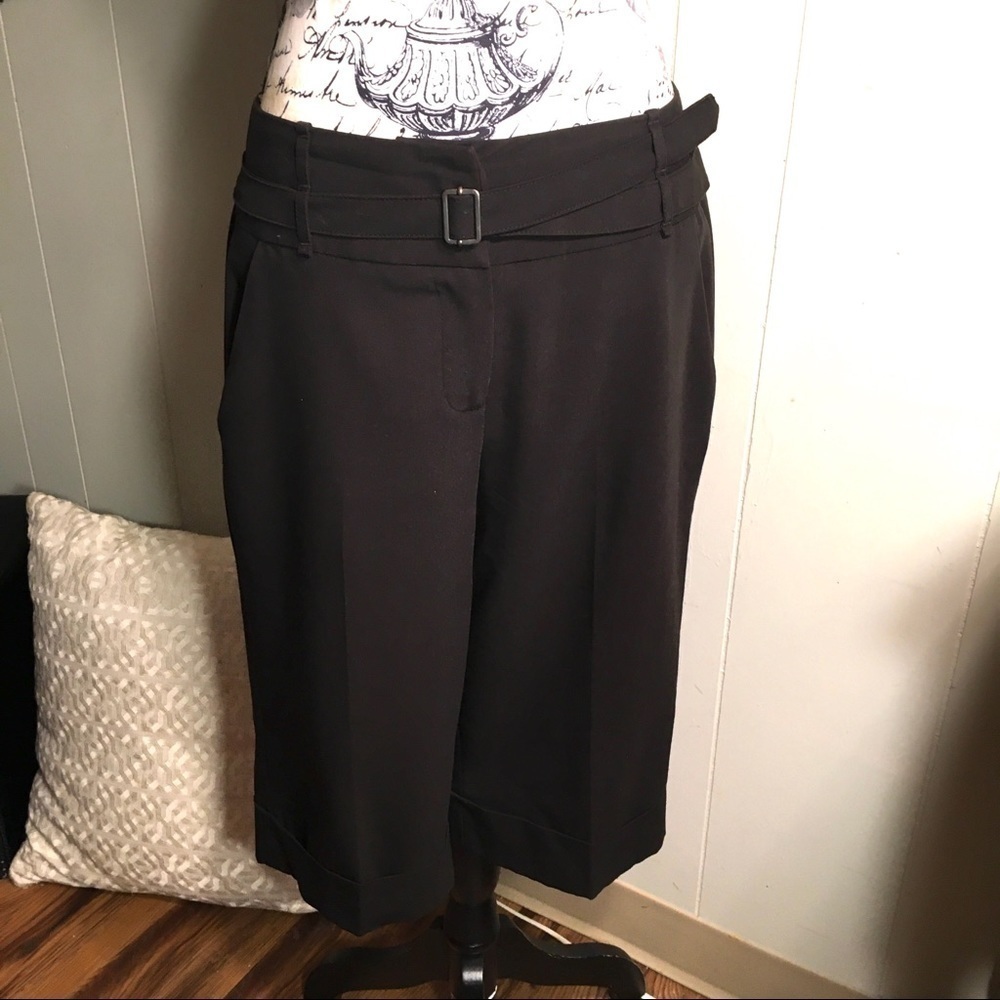 Larry Levine stretch trouser shorts